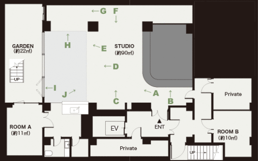 フランスのバレエ教室をイメージした撮影スタジオ|スタジオルケイブ